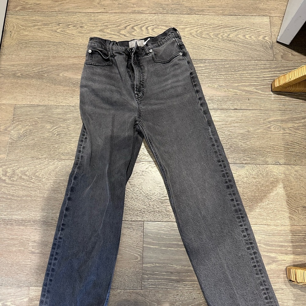Everlane Black Straight Leg Jeans